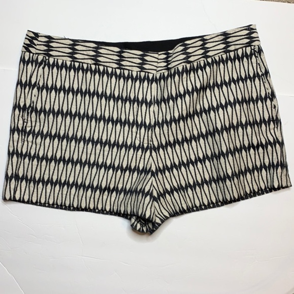 Joe Fresh Navy White Geometric Shorts 16